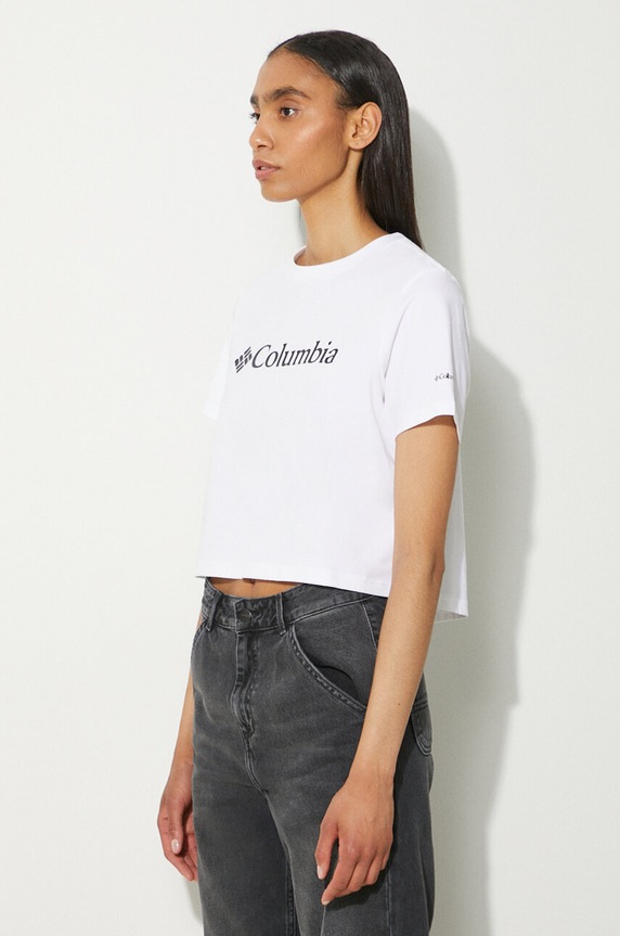 Columbia cotton t-shirt white 1930051