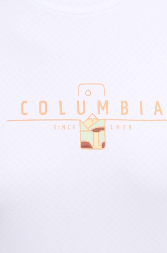 Columbia tricou sport Zero Rules Graphic 1991583 alb