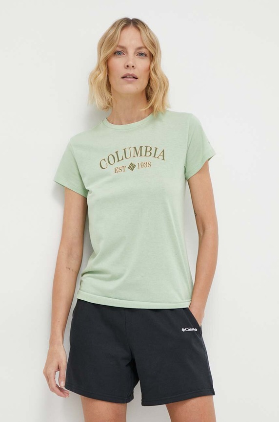 Columbia t-shirt Trek zöld 1992134