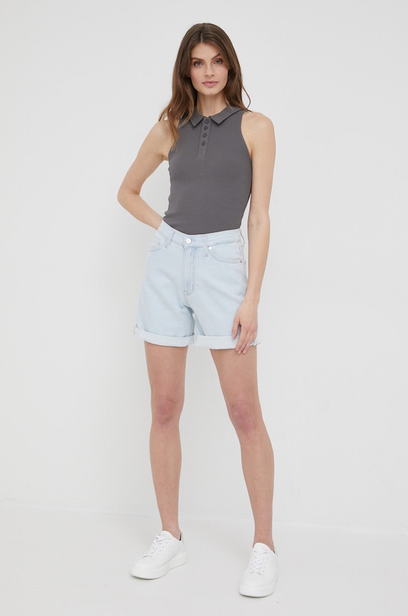 Dr. Denim top 2221103B3.B35 szary SS22