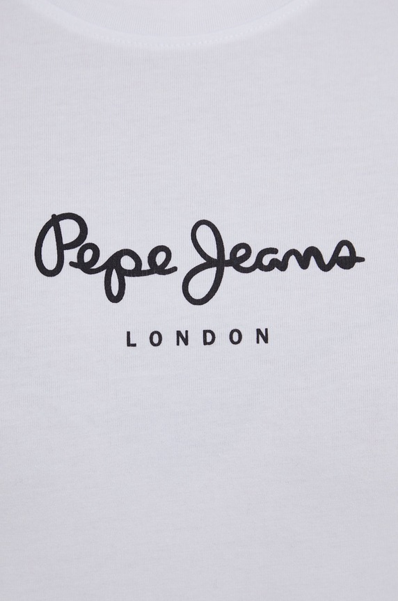 Pepe Jeans t-shirt New Virginia Ss N PL505202.800 fehér