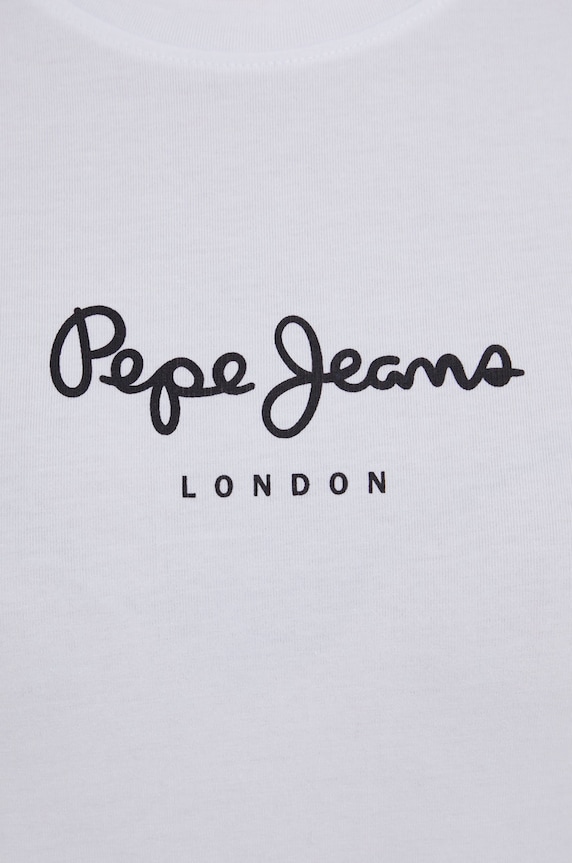 Pepe Jeans t-shirt New Virginia Ss N PL505202.800 fehér