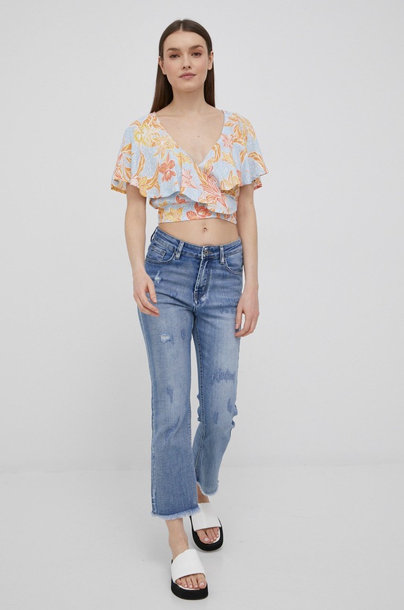 Halenka Roxy ERJWT03533 modrá SS22