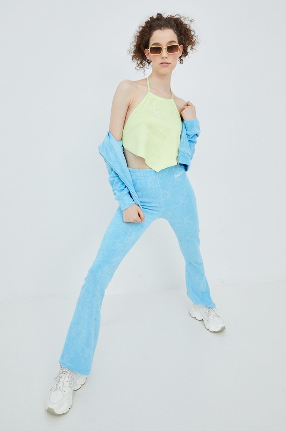 Top Karl Kani s elastanom zelená KW2210591