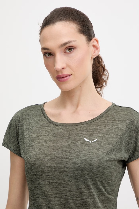 Salewa t-shirt sportowy Puez Melange zielony 00.0000026538