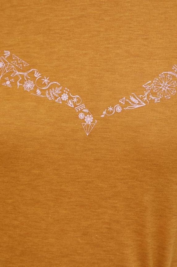 Salewa sportos póló Solidlogo 00.0000027019 barna