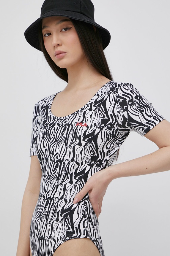 Μπλουζάκι Fila μαύρο FAW0123