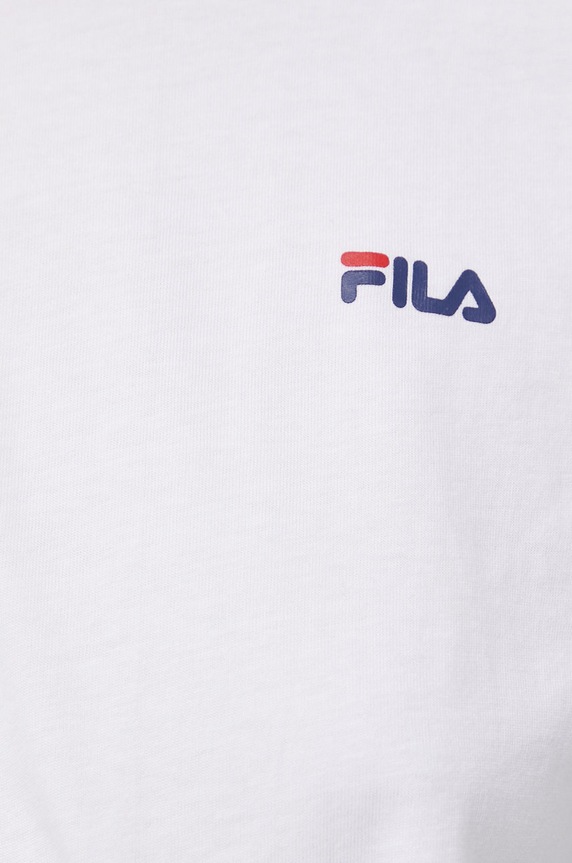 Bavlnené tričko Fila (2-pak) Bari FAW0139 biela