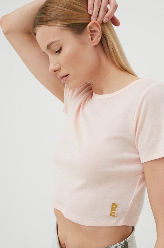 P.E Nation t-shirt różowy 22PE1T201