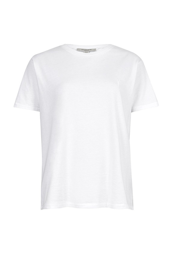 AllSaints bombažna majica WM248W bela