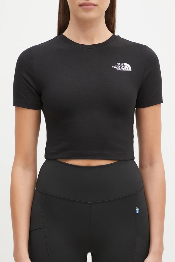 The North Face t-shirt czarny NF0A55AOJK31