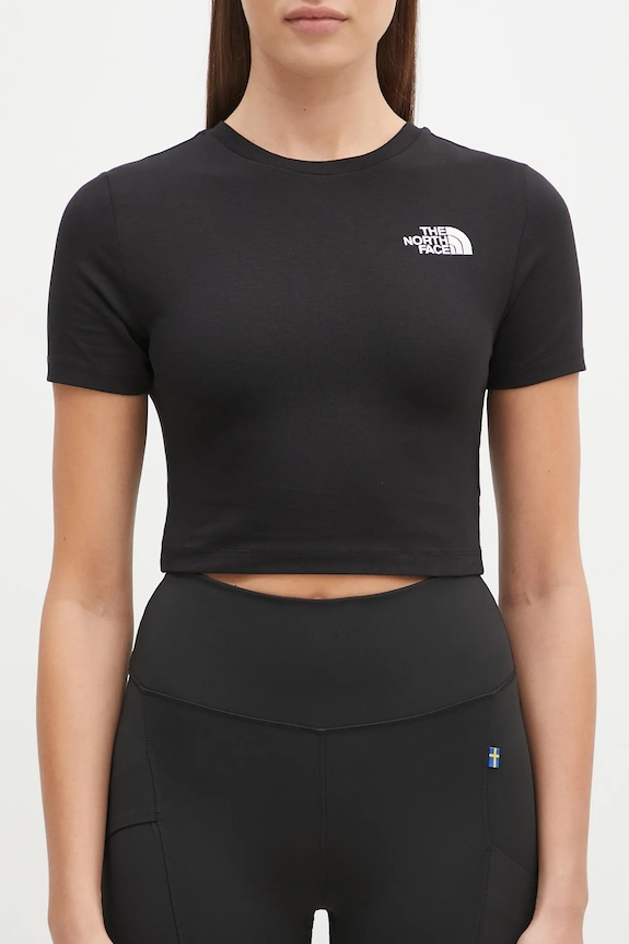 The North Face t-shirt czarny NF0A55AOJK31