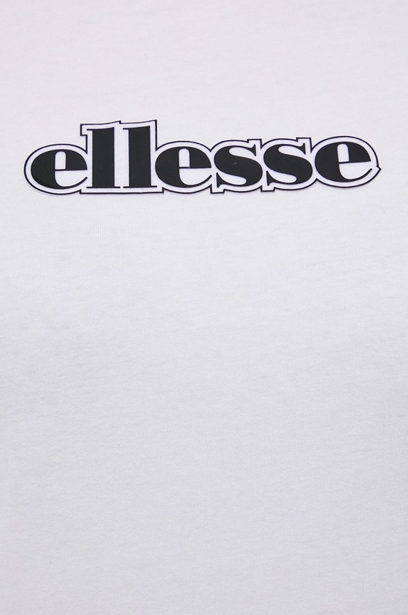 Bavlnené tričko Ellesse SGM14632 biela