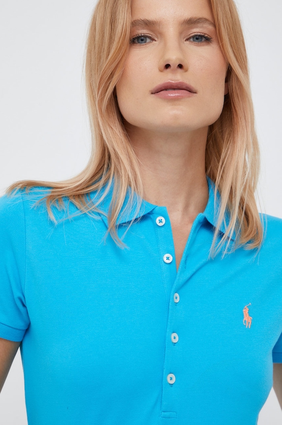 Polo Ralph Lauren polo 211870245010 niebieski 211870245010