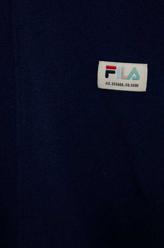 Lány Fila gyerek pamut póló FAT0018 sötétkék
