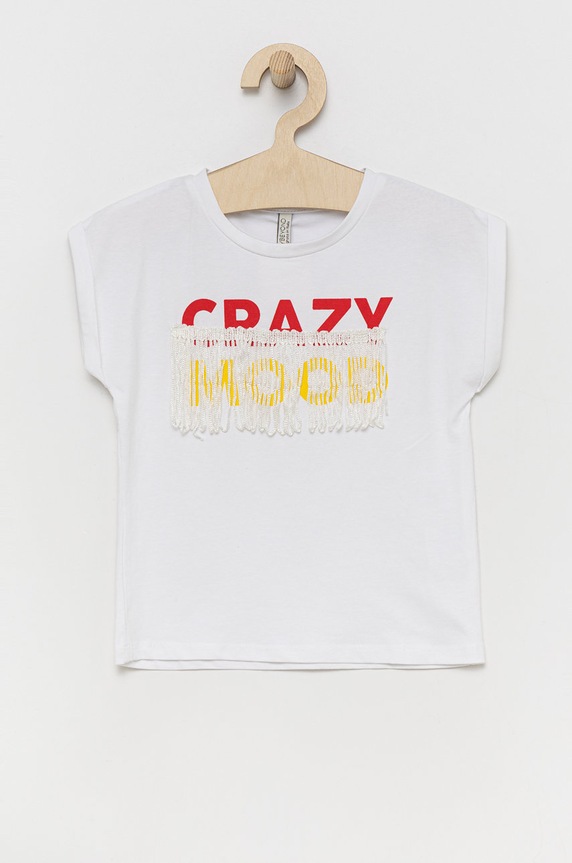 Birba&Trybeyond t-shirt dziecięcy z elastanem biały 999.44421.00.134.176