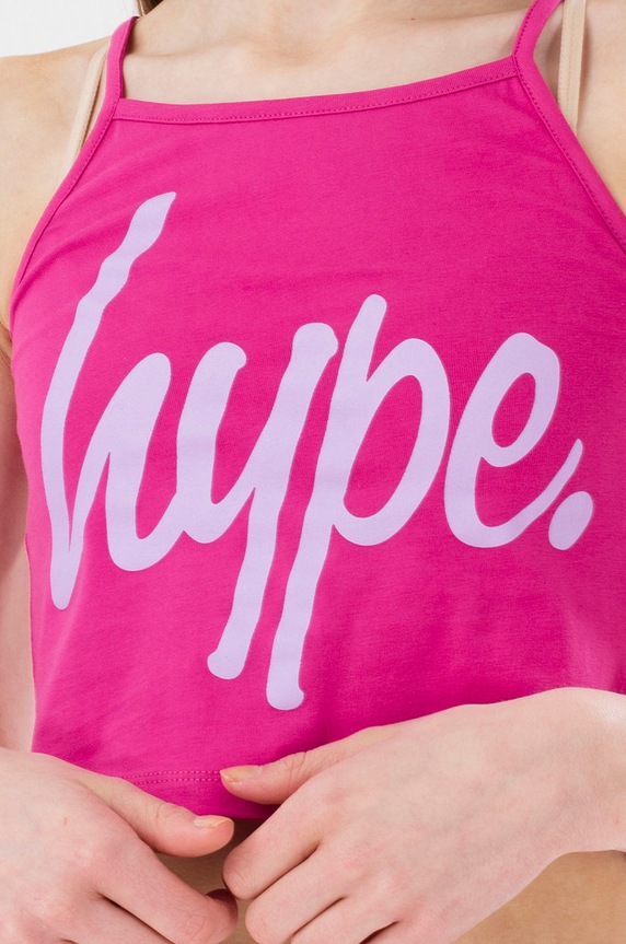 Hype top dziecięcy różowy ZVLR.185