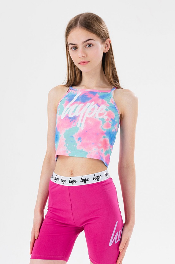 Hype top dziecięcy wzorzyste multicolor ZVLR.188