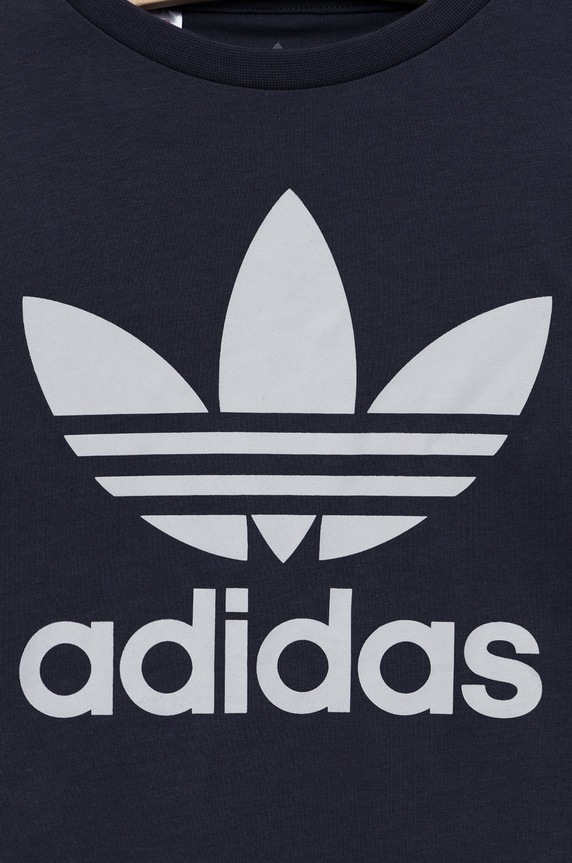Fiú adidas Originals gyerek pamut póló HC9601 HC9601 sötétkék