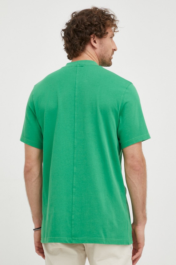 Odzież Samsoe Samsoe t-shirt bawełniany Norsbro M20300010 zielony