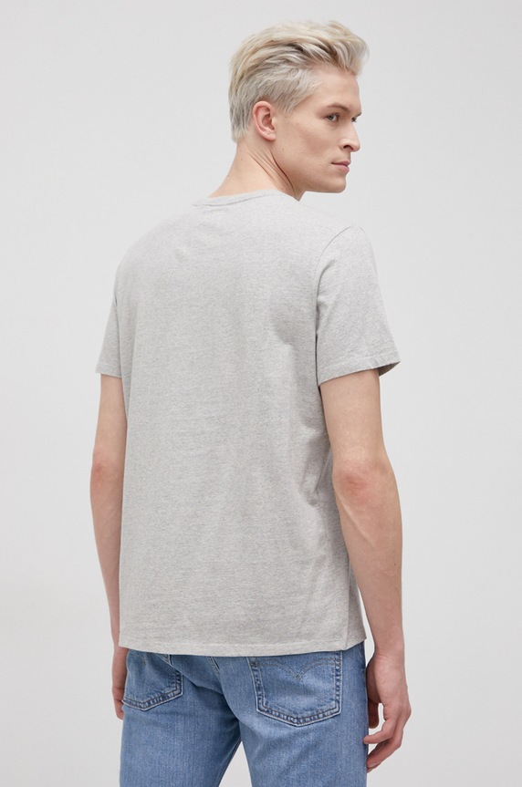 Oblečení Bavlněné tričko Levi's 56605.0130 šedá