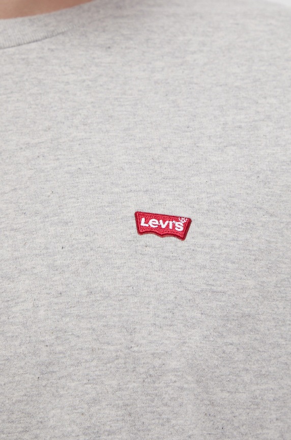 Bavlněné tričko Levi's 56605.0130 šedá
