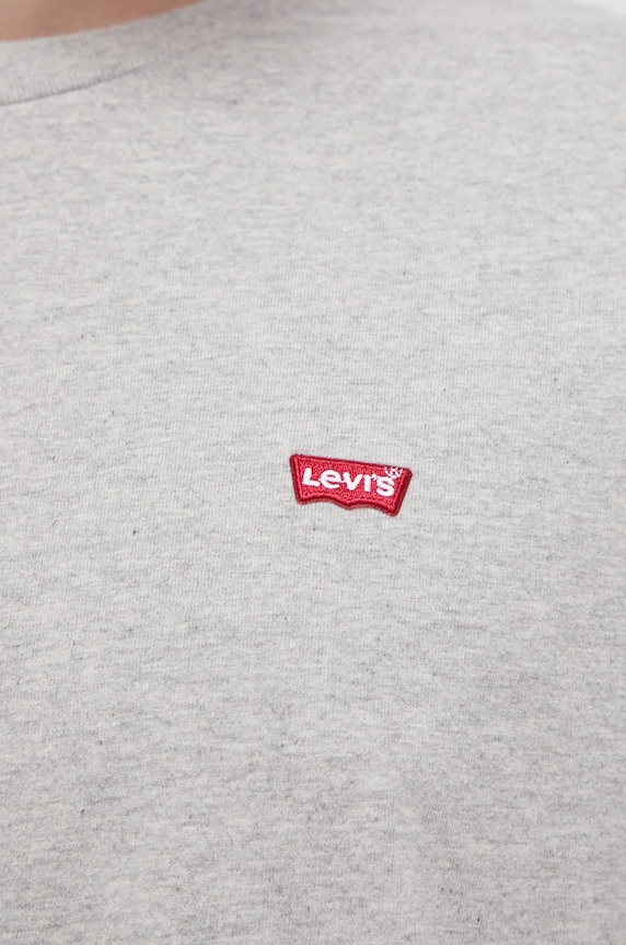 Bavlněné tričko Levi's 56605.0130 šedá