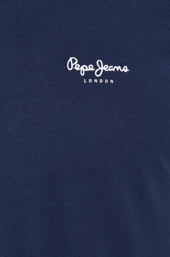 Pepe Jeans T-shirt Original Basic 3 PM508212.595 granatowy