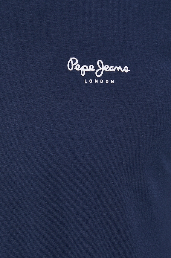 Pepe Jeans T-shirt Original Basic 3 PM508212.595 granatowy