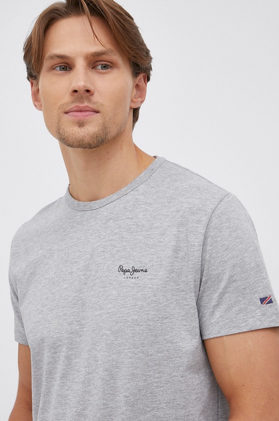 Tričko Pepe Jeans Original Basic 3 sivá PM508212.933