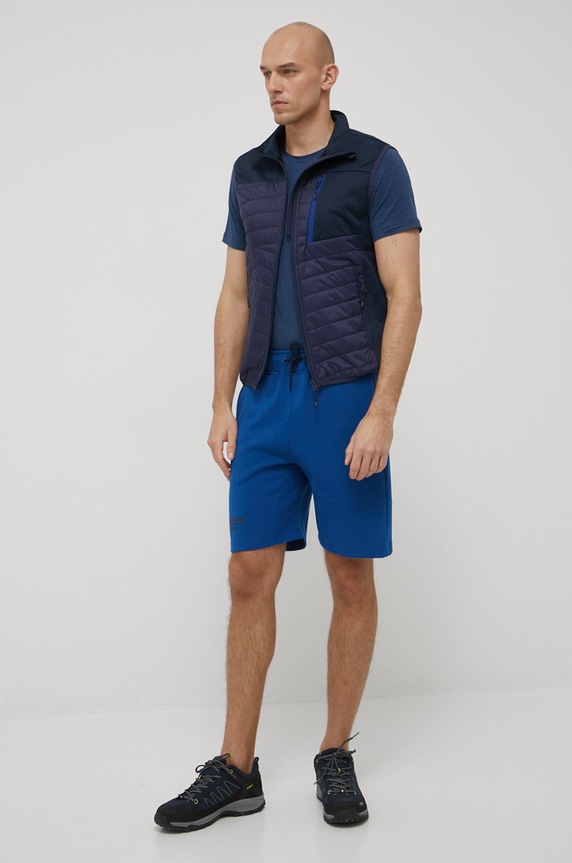 Columbia t-shirt sportowy Tech Trail Graphic 1930802 granatowy AW23