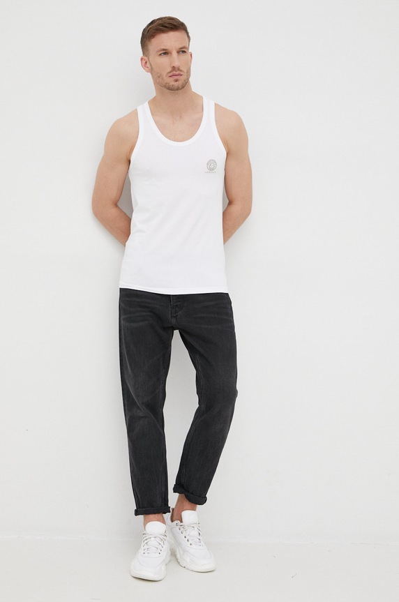 Versace t-shirt AUU01012 biały AA00