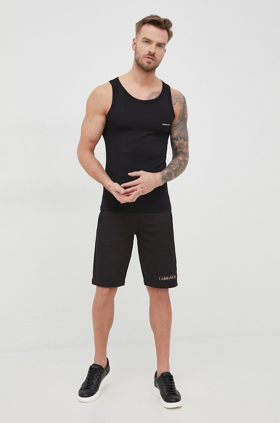 Versace tricou AU04022 negru AA00