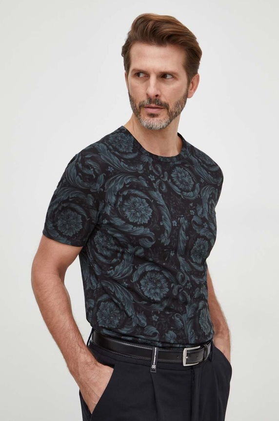 Versace tricou cu modele negru 1000959