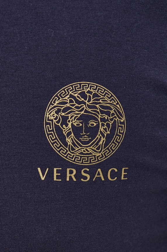 Tričko Versace AUU01005 námořnická modř