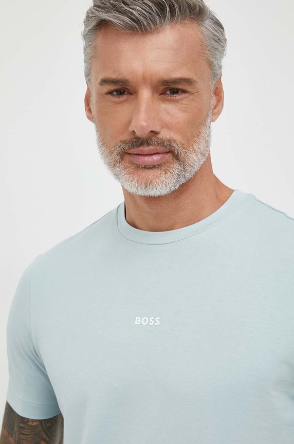 BOSS Orange T-shirt ανδρικό με βαμβάκι TChup μπλε 50473278
