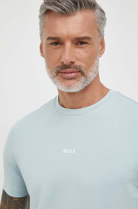 BOSS Orange T-shirt ανδρικό με βαμβάκι TChup μπλε 50473278
