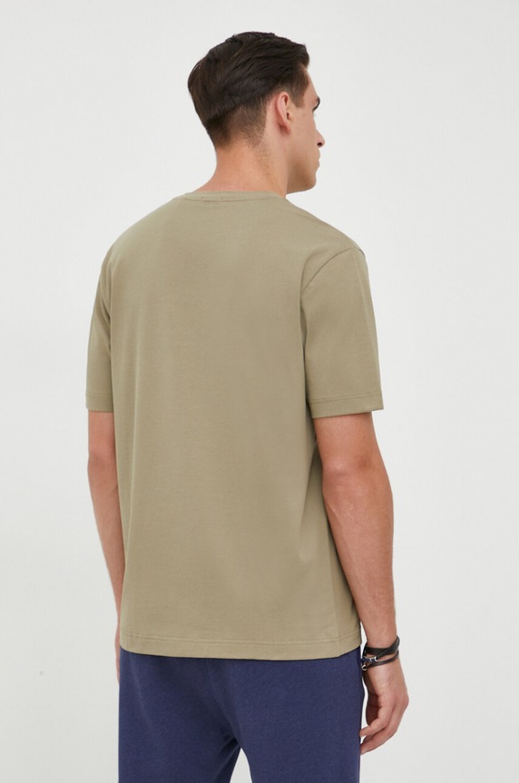 Ρούχα BOSS Orange t-shirt ανδρικό με βαμβάκι TChup 50473278 πράσινο