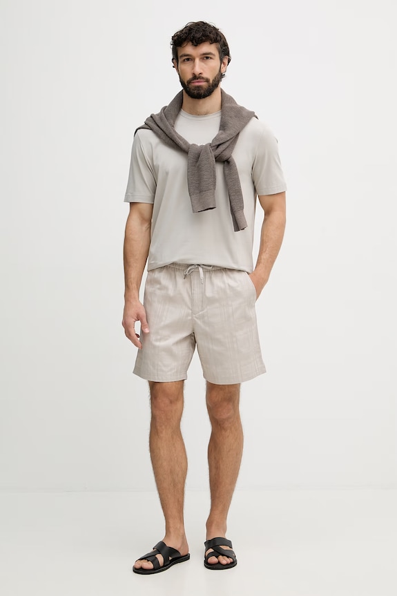 BOSS Orange футболка для мужчин с хлопком TChup 50473278 бежевый AA00