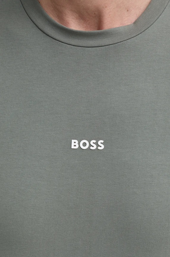 BOSS Orange tričko pánské s bavlnou TChup 50473278 šedá