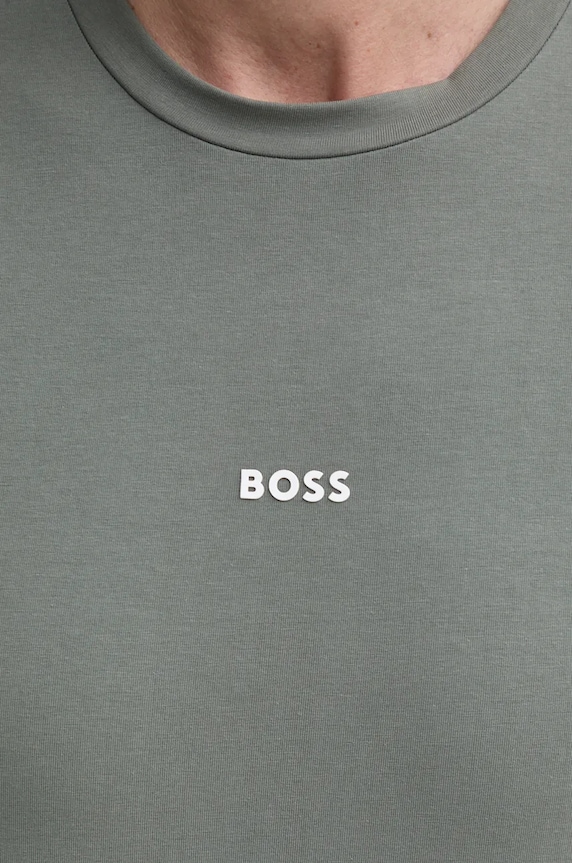BOSS Orange tričko pánské s bavlnou TChup 50473278 šedá