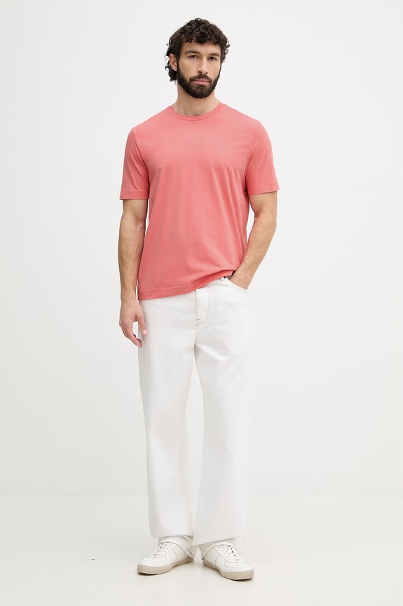 BOSS Orange T-shirt Ανδρικό με βαμβάκι TChup 50473278 ροζ AA00