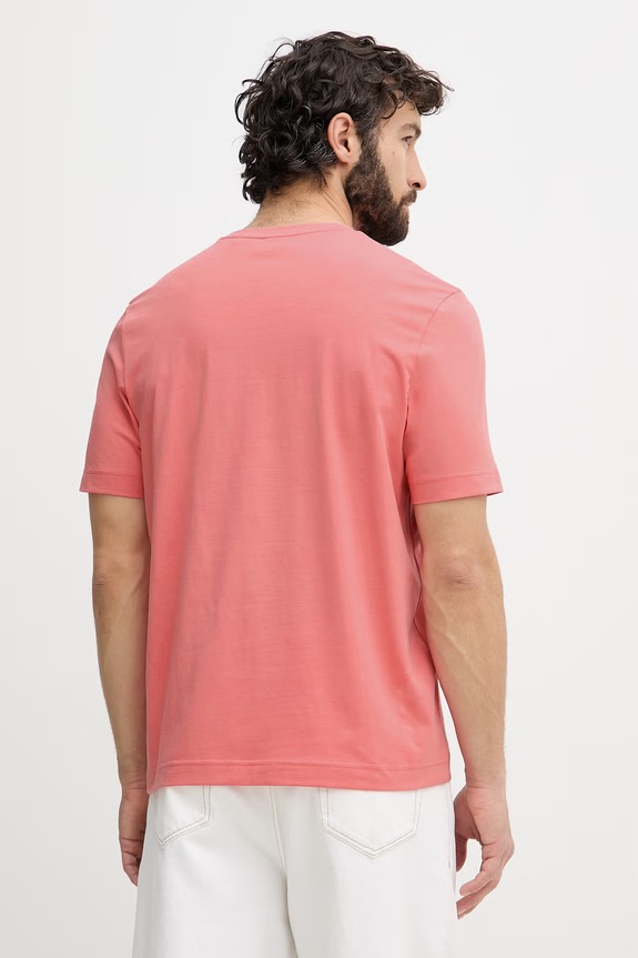 Ρούχα BOSS Orange T-shirt Ανδρικό με βαμβάκι TChup 50473278 ροζ