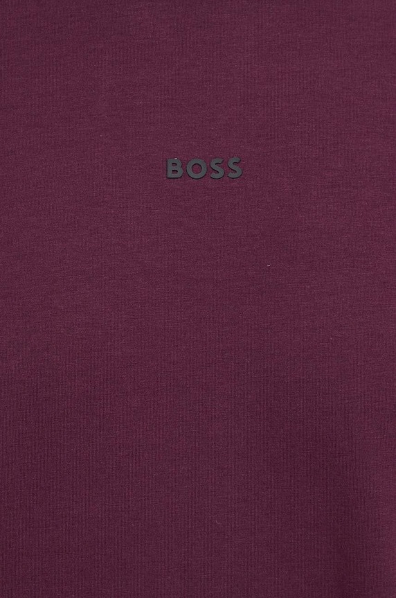 BOSS Orange T-shirt męski z bawełną TChup fioletowy 50473278