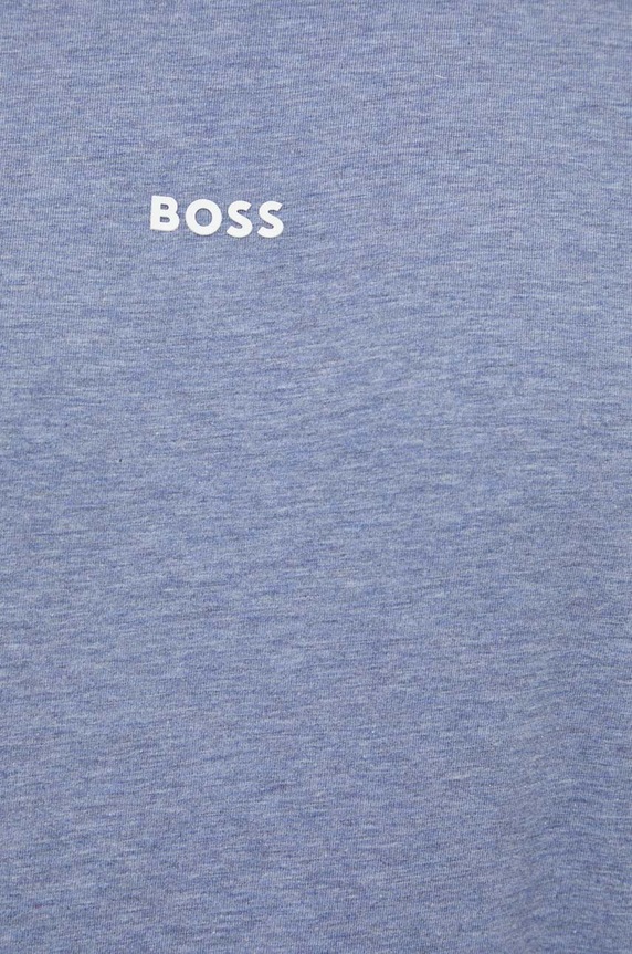 BOSS Orange t-shirt ανδρικό με βαμβάκι TChup 50473278 μωβ