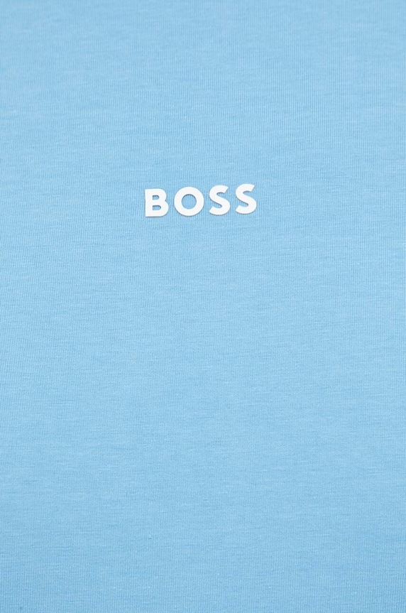 BOSS Orange T-shirt męski z bawełną TChup 50473278 niebieski