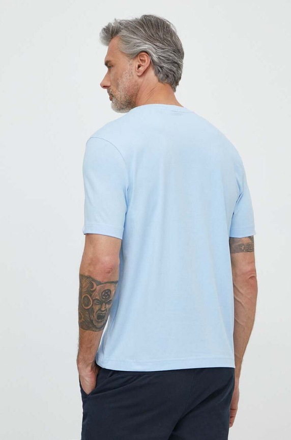 Ρούχα BOSS Orange t-shirt Ανδρικό με βαμβάκι TChup 50473278 μπλε