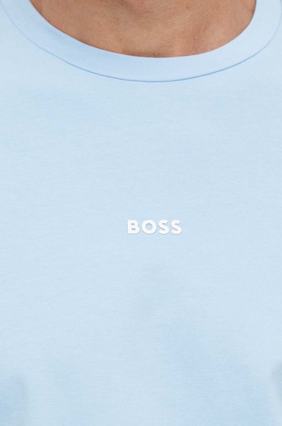 BOSS Orange t-shirt Ανδρικό με βαμβάκι TChup μπλε 50473278