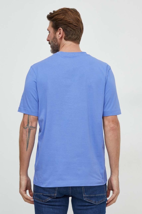 Ρούχα BOSS Orange t-shirt Ανδρικό με βαμβάκι TChup 50473278 μπλε
