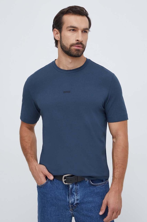 BOSS Orange T-shirt Ανδρικό με βαμβάκι TChup 50473278 μπλε AA00